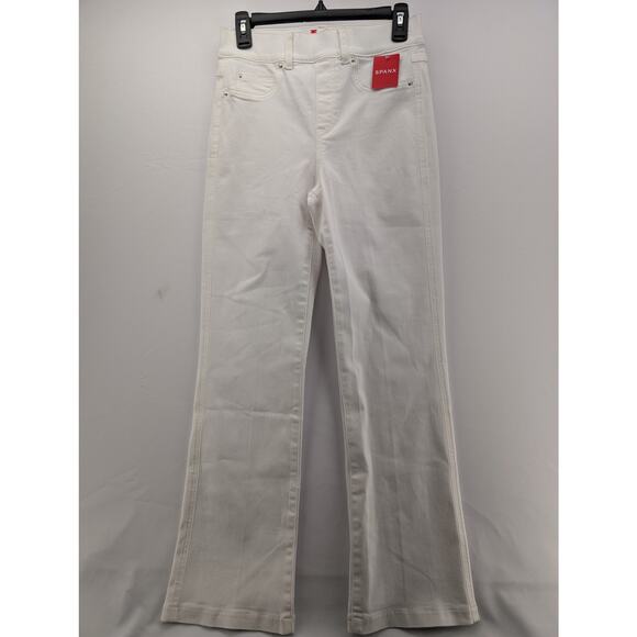 NWT Spanx SPANXshape Original EveryWear Kick Flare Jeans in White size Small - Picture 4 of 8